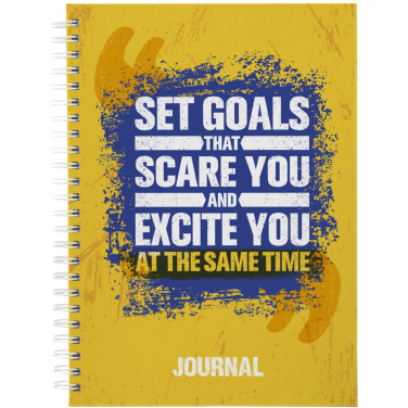 Logo trade promotional items picture of: Desk-Mate® A5 hard cover journal