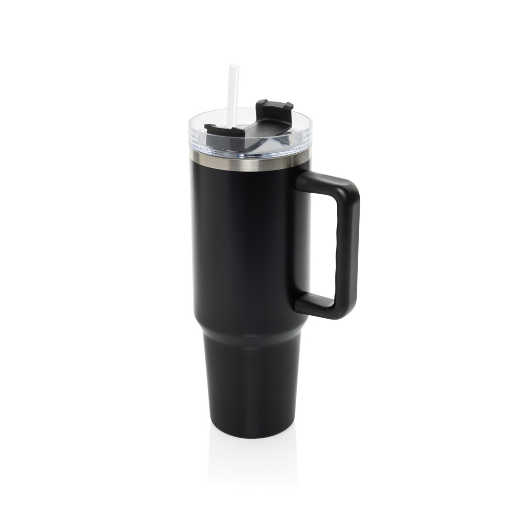 Logotrade promotional item picture of: Stadley RCS recycled steel tumbler 1200ML