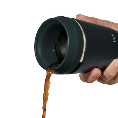 Logotrade promotional gift picture of: Topl Recycled Steel To Go Tumbler Patented 360 Lid 235ml