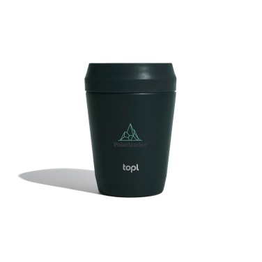 Logo trade promotional products picture of: Topl Recycled Steel To Go Tumbler Patented 360 Lid 235ml