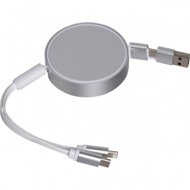 Logotrade advertising product picture of: Charging cable made from recycled aluminum Ostend