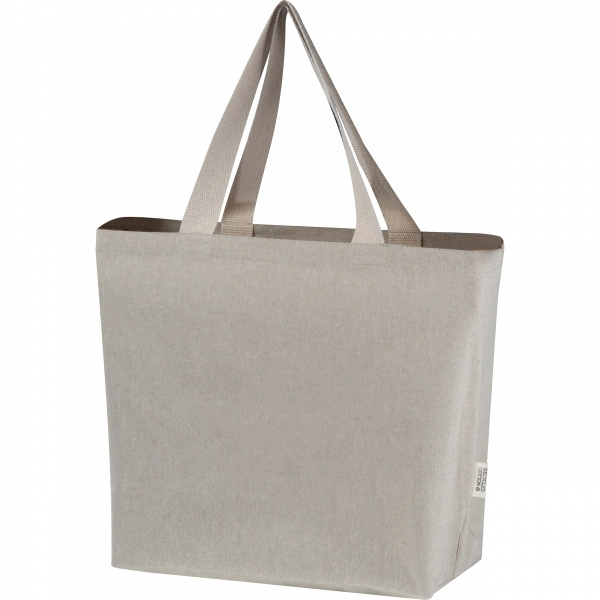 Logo trade promotional merchandise image of: Large cotton bag Pilar