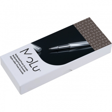 Logotrade promotional item image of: MoLu brass rollerball Praia Grande