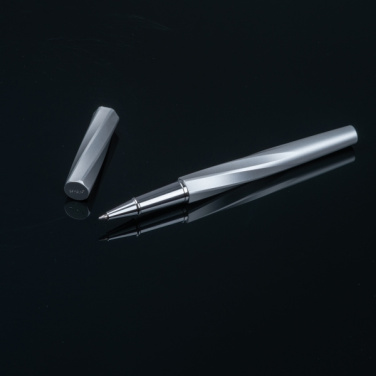 Logo trade promotional merchandise picture of: MoLu brass rollerball Praia Grande