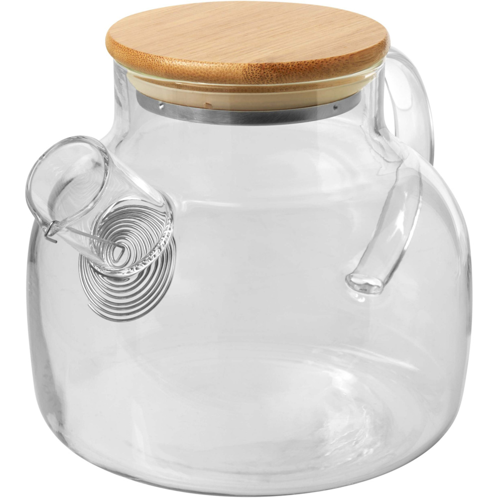 Logo trade promotional merchandise photo of: Zen tea pot with strainer and bamboo lid