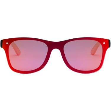 Logotrade promotional item image of: Tan sunglasses with bamboo temples