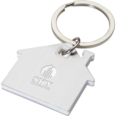Logotrade promotional gift picture of: Nook house-shaped keychain