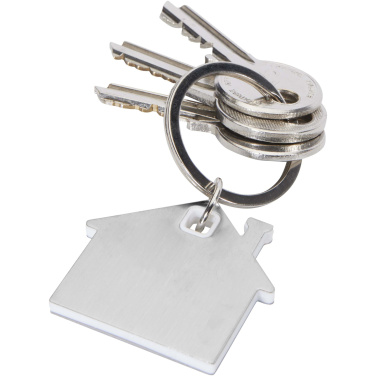 Logo trade promotional products image of: Nook house-shaped keychain