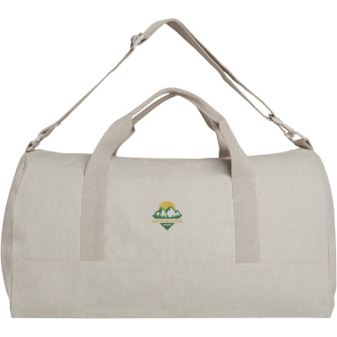 Logo trade promotional giveaways picture of: Porter 500 g/m² Aware™ recycled duffel bag 50L