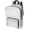 EcoFold RPET foldable backpack 15L, White