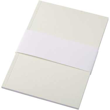 Logo trade promotional items image of: Novella Austen A5 recycled soft cover notebook - 50 sheets