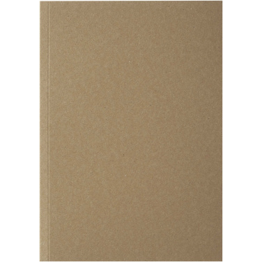 Logotrade corporate gift image of: Novella Austen A5 recycled soft cover kraft notebook - 50 sheets