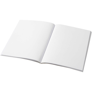 Logo trade business gift photo of: Novella Austen A5 recycled soft cover kraft notebook - 50 sheets