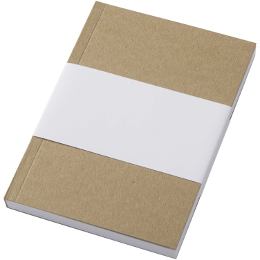 Logotrade corporate gift image of: Novella Austen A6 recycled soft cover kraft notebook - 100 sheets
