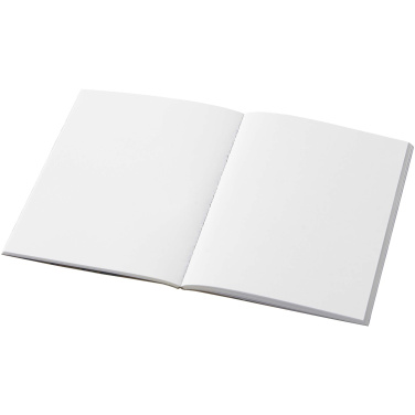 Logo trade promotional merchandise picture of: Novella Austen A6 recycled soft cover kraft notebook - 50 sheets