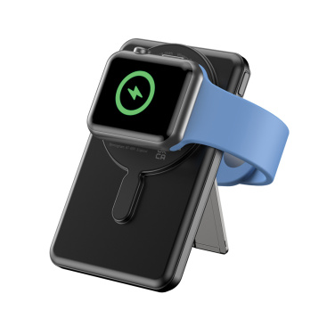 Logo trade promotional merchandise photo of: Urban Vitamin Redwood 5in1 5000mah 20W PD magnetic powerbank