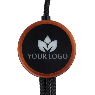 Logotrade business gift image of: Cable 3in1 with illuminated logo - LH-ZM04