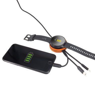 Logotrade promotional giveaway image of: Big cable 4in1 with illuminated logo - i5w