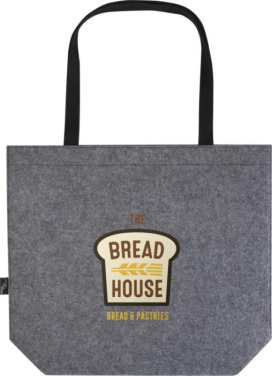 Logo trade corporate gift photo of: Felta GRS recycled felt gusset tote bag 20L