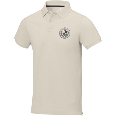 Logo trade promotional giveaways image of: Calgary short sleeve men's polo