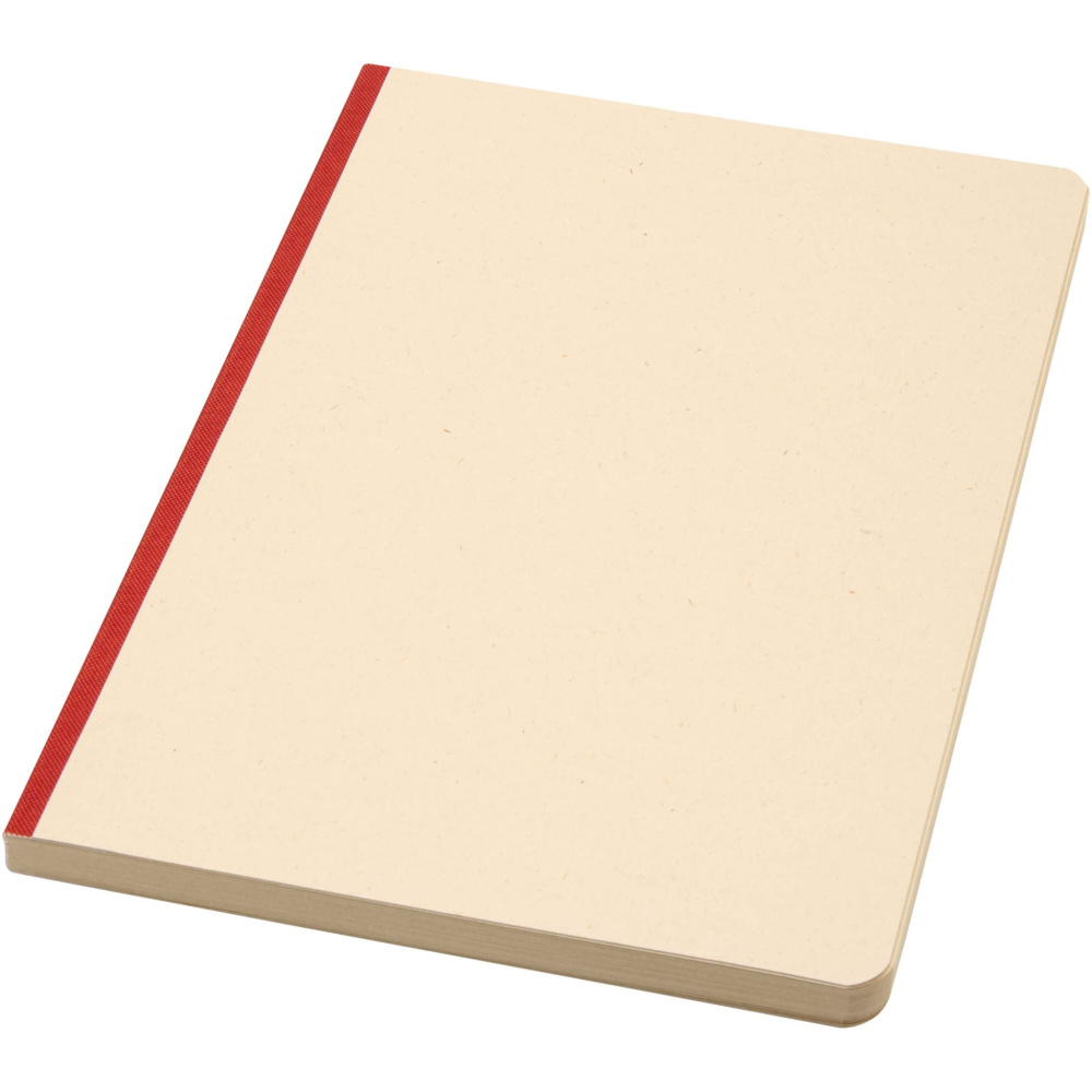 Logo trade promotional items picture of: Liliana A5 sugarcane and RPET soft cover notebook