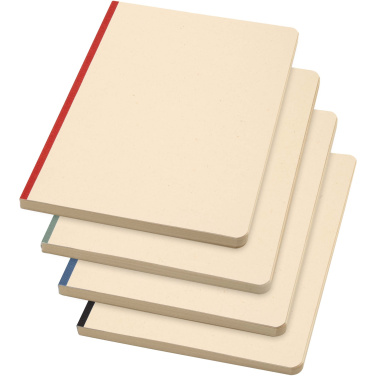 Logo trade promotional gifts picture of: Liliana A5 sugarcane and RPET soft cover notebook