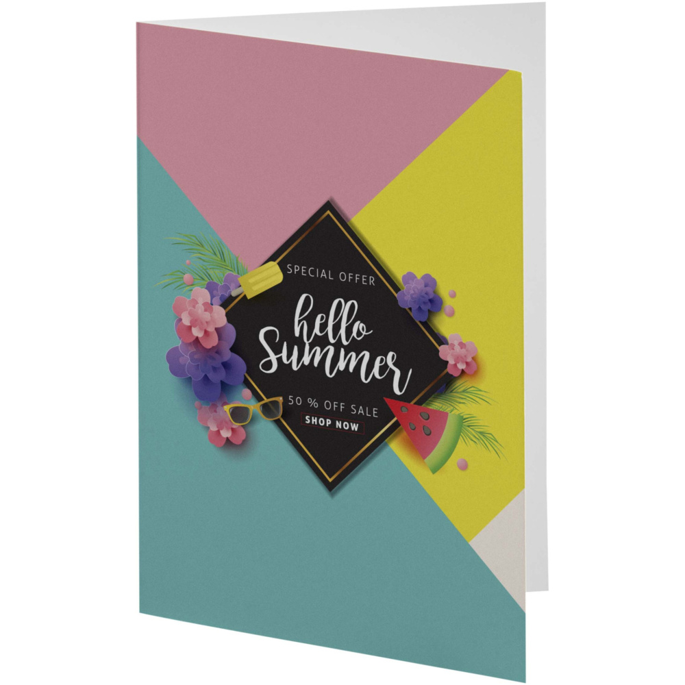 Logotrade promotional giveaway image of: Herald A6 greeting card