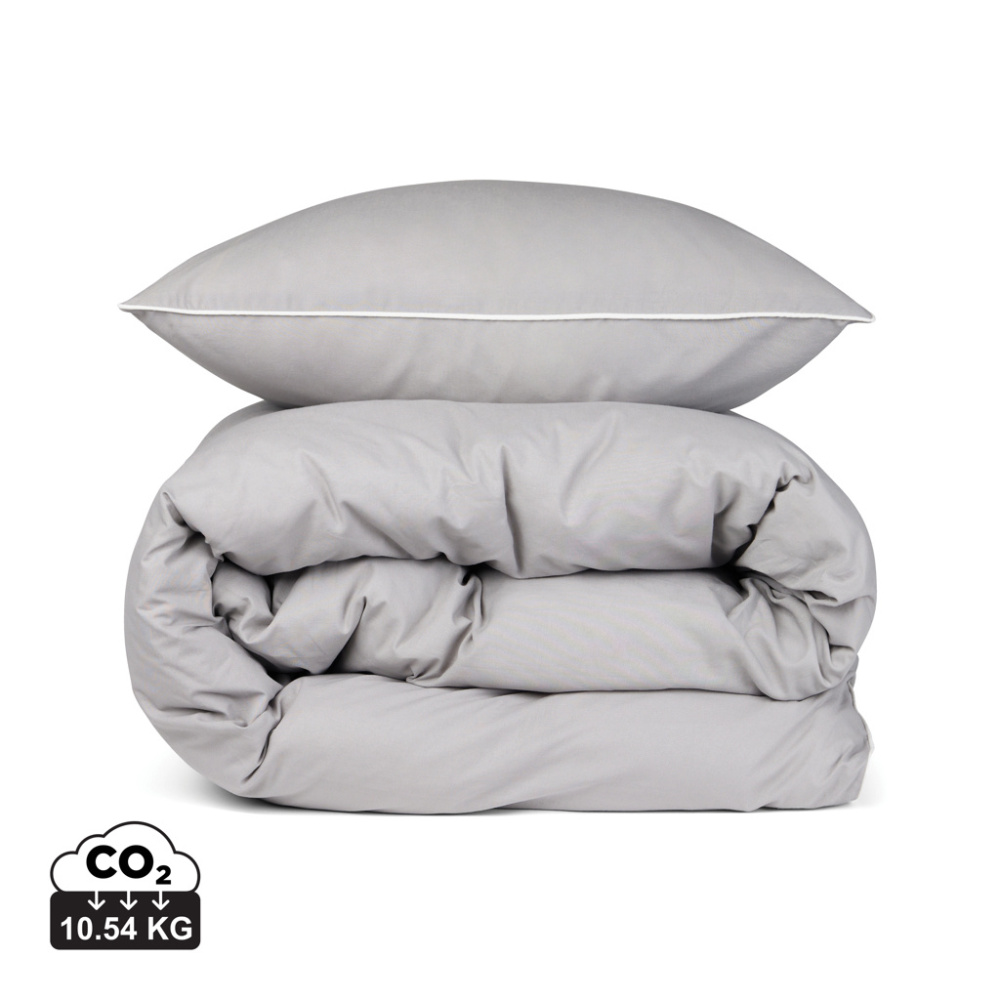 Logo trade promotional product photo of: VINGA Marston OCS organic cotton bed linen, 4 pcs set