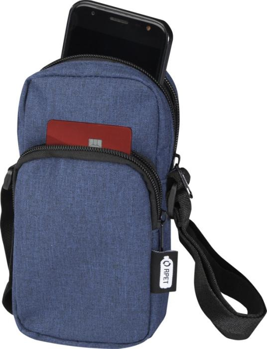 Logotrade business gift image of: Ross GRS recycled phone pouch