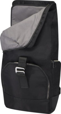 Logo trade business gift photo of: Rhine 15” GRS recycled rolltop backpack 18L