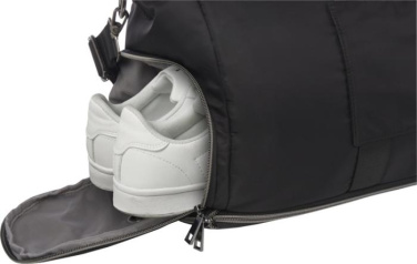 Logo trade advertising product photo of: Rhine GRS recycled expandable duffel bag 35L