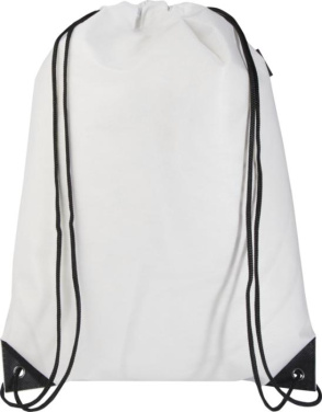 Logo trade promotional items picture of: Evergreen GRS recycled non-woven drawstring bag 5L