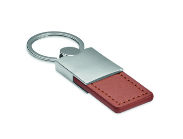 Logotrade promotional item image of: PU and metal key ring Helsinki