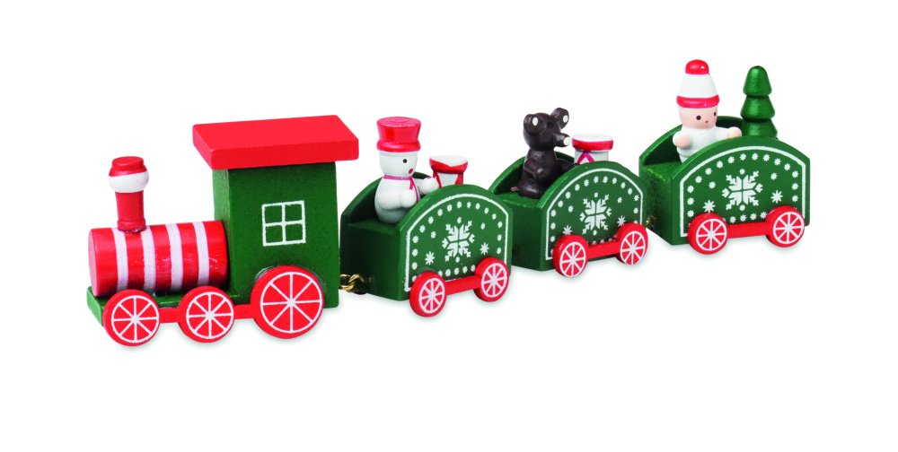 Logotrade corporate gift picture of: Wooden Christmas train