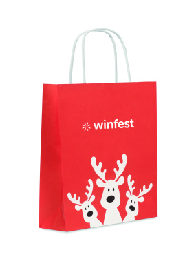 Logo trade advertising products picture of: Gift paper bag small
