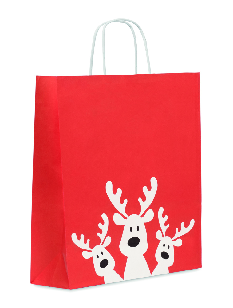 Logo trade promotional giveaways picture of: Gift paper bag large