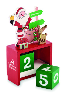 Logo trade promotional merchandise photo of: Christmas countdown calendar