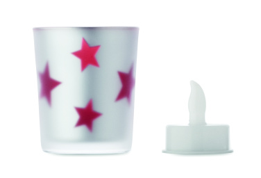 Logo trade promotional merchandise image of: LED tea light candle