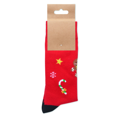 Logotrade advertising product picture of: Pair of Christmas socks L