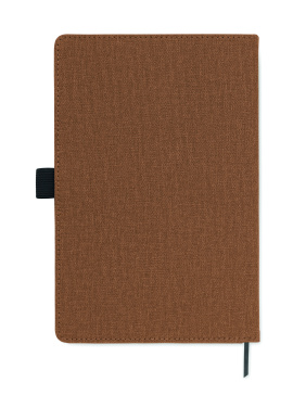 Logo trade promotional merchandise image of: A5 notebook PU front pocket