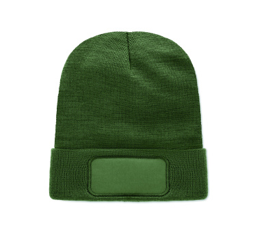 Logo trade advertising product photo of: Unisex beanie RPET polyester