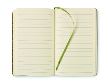 Logo trade promotional merchandise photo of: A5 notebook with hard cover