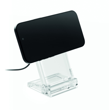 Logotrade corporate gift picture of: Acrylic wireless charger 15W