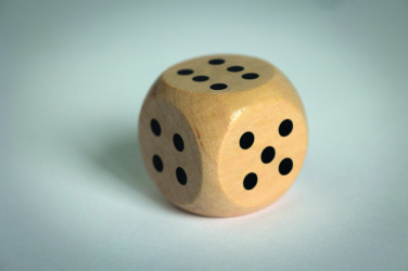 Logotrade corporate gifts photo of: Schima wooden dice 3cm dia