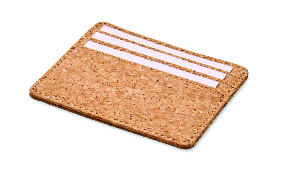 Logo trade promotional items image of: Cork cardholder with RFID