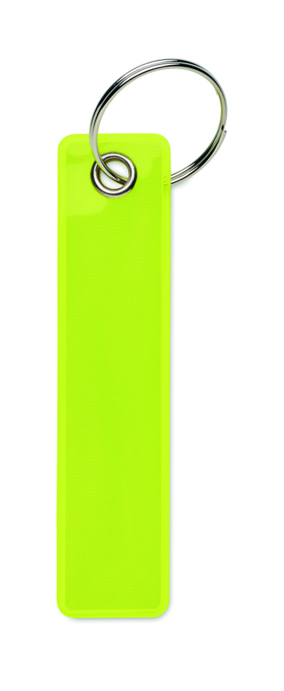 Logo trade business gift photo of: Reflective key ring in PVC