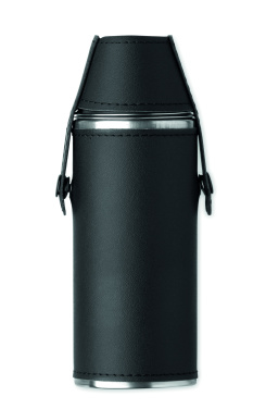 Logotrade promotional gift picture of: Hip flask with shot cups