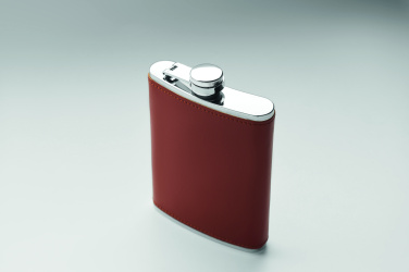 Logo trade advertising product photo of: Slim hip flask 200 ml