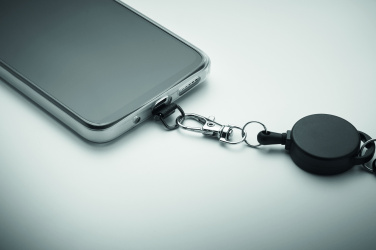 Logo trade corporate gifts image of: Retractable phone holder