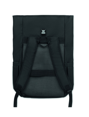 Logotrade promotional products photo of: Rolltop laptop rucksack 600D